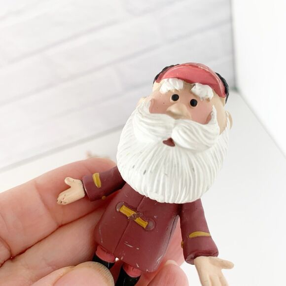 The Rudolph Company Island Of Misfit Toys 3" Figure Set of 2 Santa & Rudolph - Picture 5 of 7